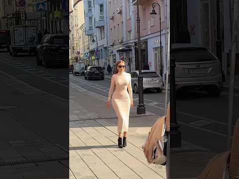 Russian models on streets of Moscow, Russia #trending #shorts #short #viral #streetstyle #viral