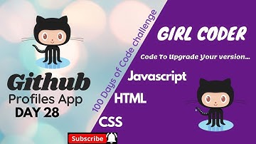 100 Days of Code Challenge | Javascript | Github Profiles App