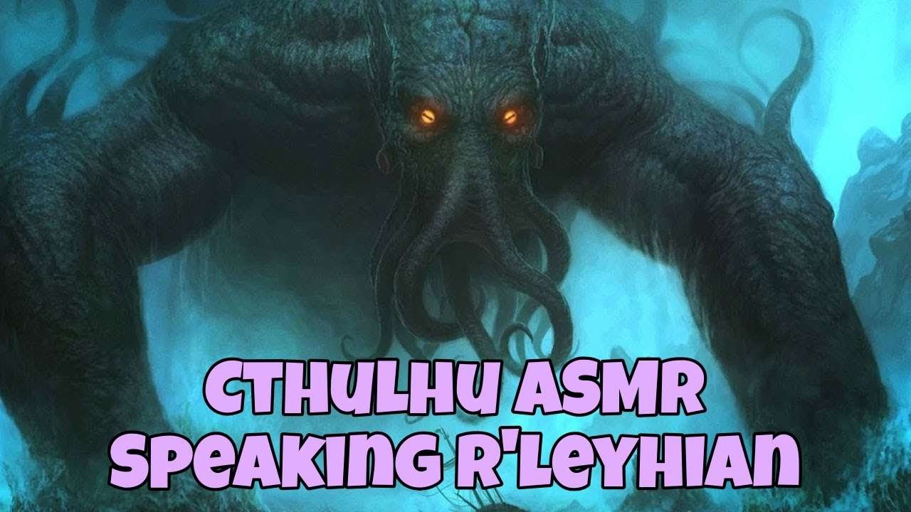 [ASMR] Cthulhu Cultist Speaking R'lyehian - Halloween ASMR ...