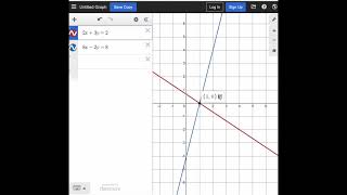 How to identify an intersection point in Desmos