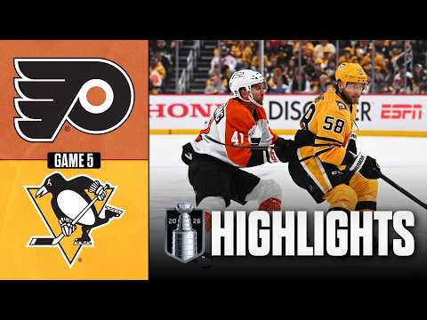 Flyers vs. Penguins | NHL Playoff Highlights | Game 5 | April 27, 2026