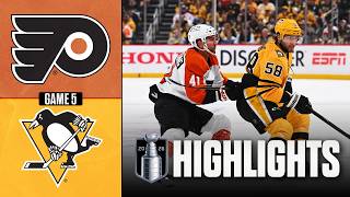 Flyers vs. Penguins | NHL Playoff Highlights | Game 5 | April 27, 2026