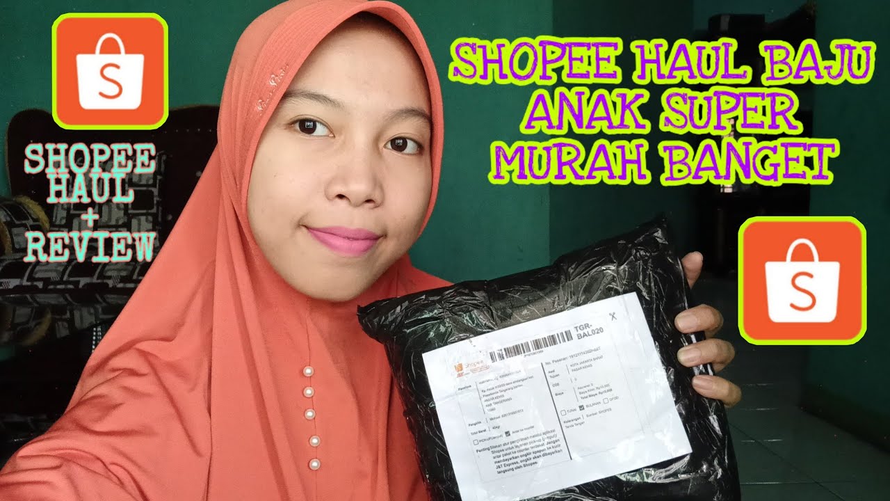  Shopee  haul  baju  anak RECOMENDED SUPER MURAH  REVIEW 