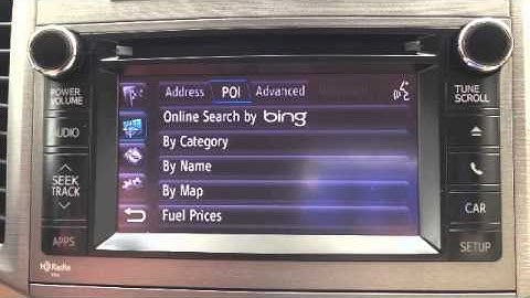 How to Use Voice Commands on Your Toyota Navigation and Entune System