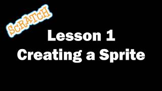 Scratch Coding - Creating a Sprite - Lunar Lander Game - Lesson 1