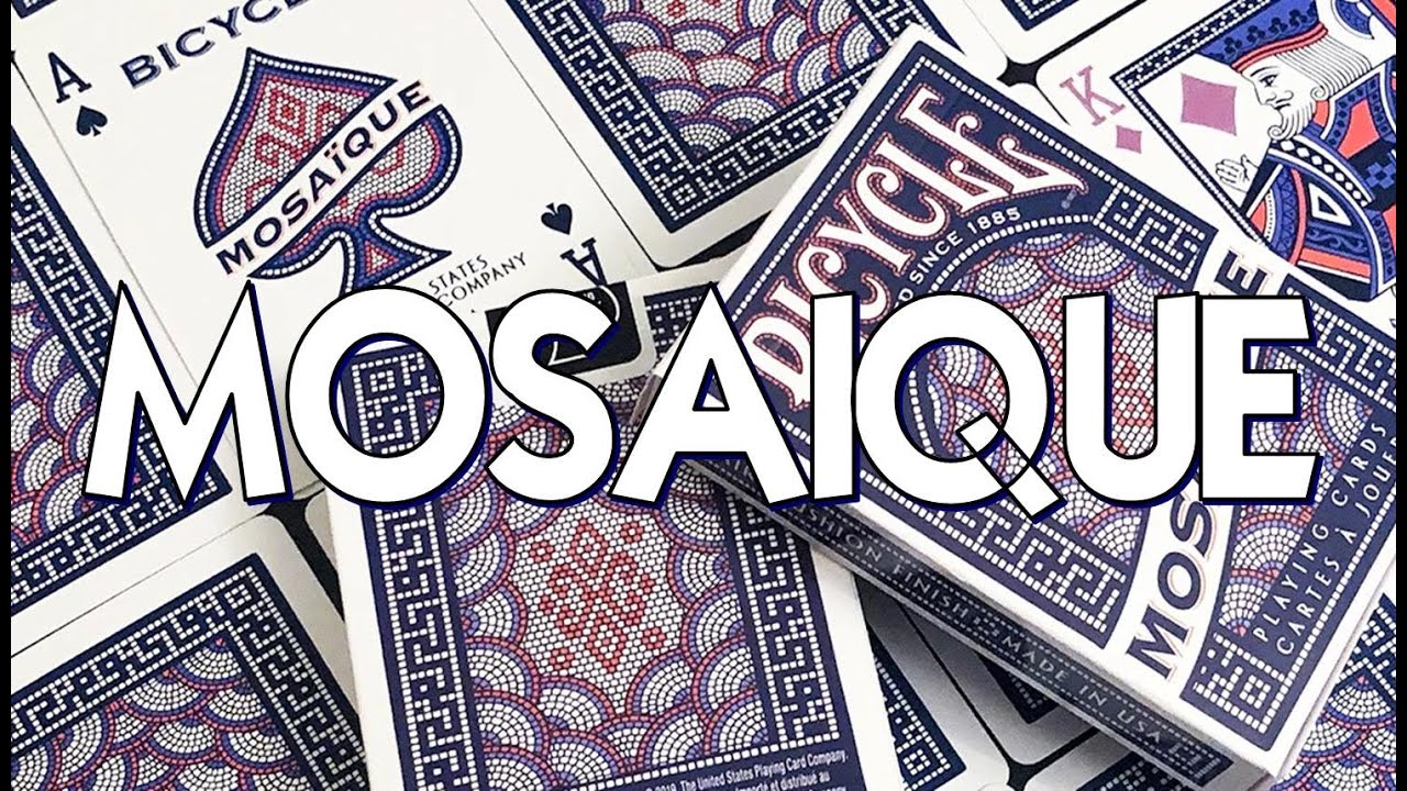 Deck Review - Bicycle Mosaïque Playing Cards - YouTube