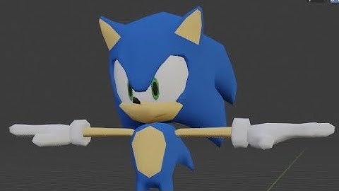 SRB2 2.2 Forces Sonic md3 Preview 4 (My Models Pack Devlog Part 15)