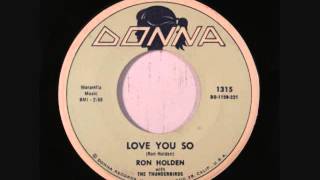 Ron Holden -   Love You So chords