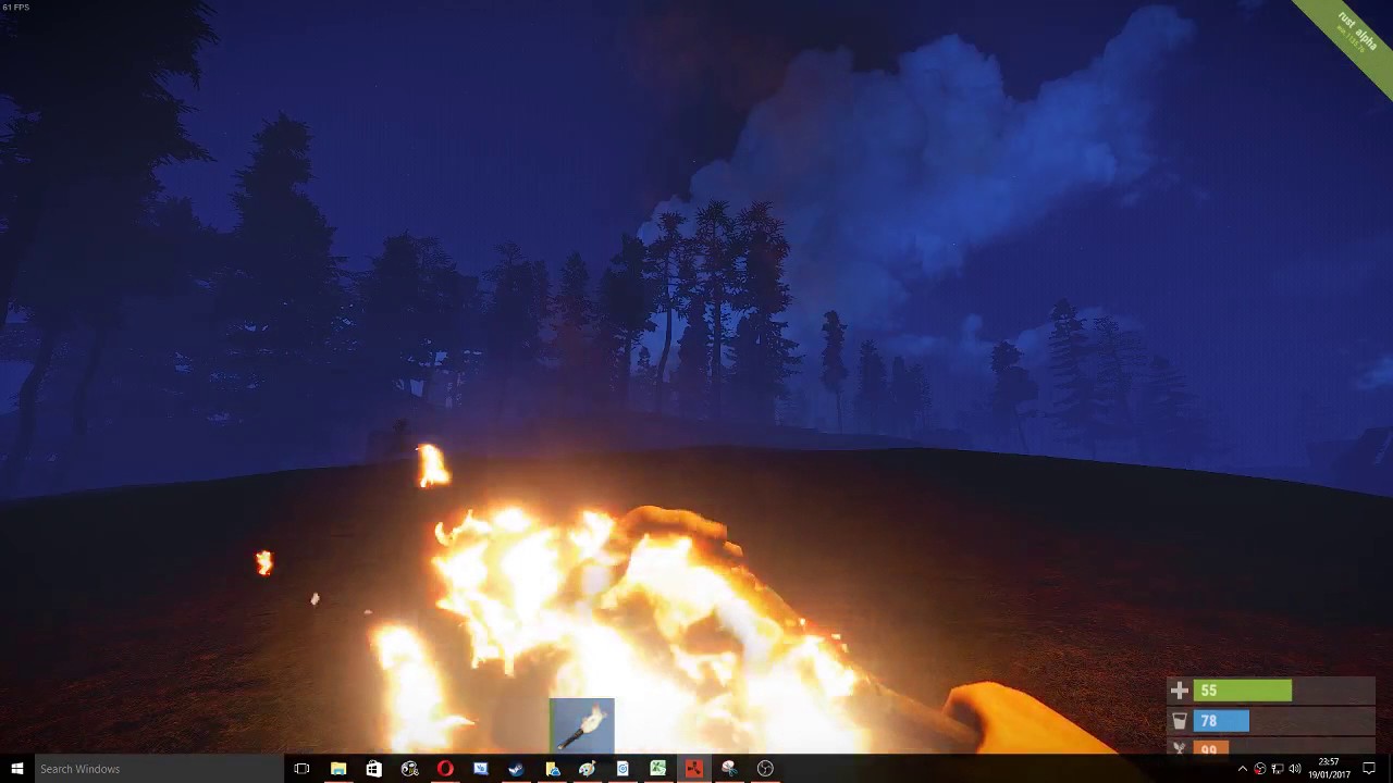 Wait, that's not on fire. [RUST] - YouTube
