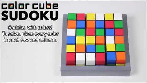Color Cube Sudoku ThinkFun