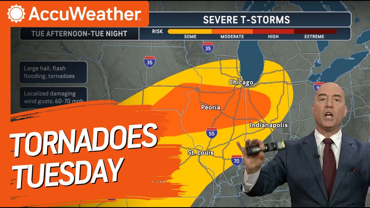 Central US to Face Renewed Threat for Severe Storms, Tornadoes - YouTube