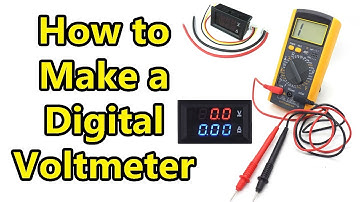 Make your own Diy Digital VoltMeter | How to make a Digital Voltmeter