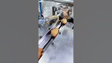 Fish shaped cake biscuit pillow bag high speed flow packaging machine