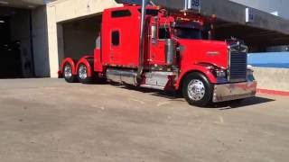 Trucks Leaving the Great American Truck Show 2016
