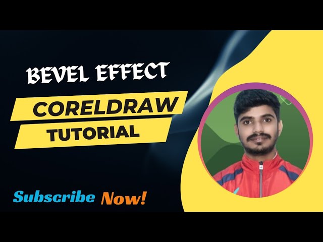 Bevel Effect in Coreldraw X7, Bevel Effect, Use Bevel Effect in Text