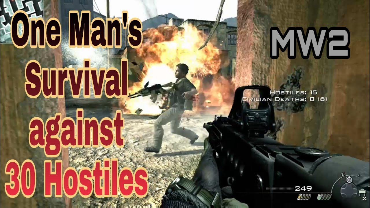 One Man S Survival Against 30 Hostiles Call Of Duty Mw2 Youtube - mw2 spetsnaz roblox