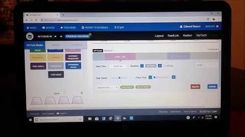 Eco Smart Live (Vortech MP10) Programming menu