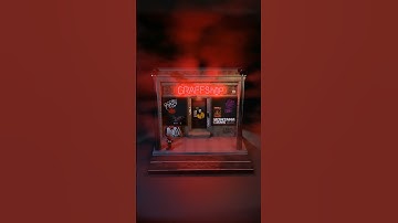 Graffiti Shop Miniature | Blender 3D