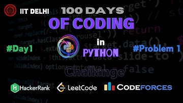 100 Days of Code Challenge Python Day 1 || Codeforces  Round 166 Div 2 ||  #python #100dayschallenge