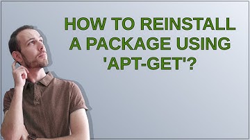 How to reinstall a package using 