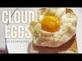 How to make cloud eggs  easy breakfast recipe