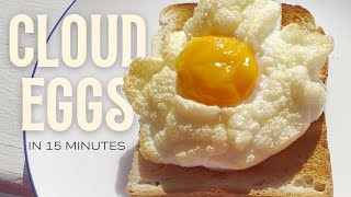 How to make Cloud Eggs - easy breakfast recipe by phoebe does everything 734 views 4 months ago 3 minutes, 55 seconds