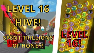 Getting A Full Level 16 Hive | Bee Swarm Simulator