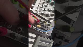 Roland sh-01a into Recovery Effects Cutting Room Floor Eurorack delay.