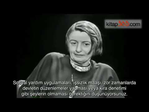 Ayn Rand, demokrasi ve kapitalizmin geldiği noktayı tartışıyor