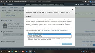 Crear máquina virtual con  AWS