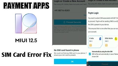 OFFICIAL MIUI 12.5 SIM Card Problem How to Solve | No SIM Card found in phone Error How to fix