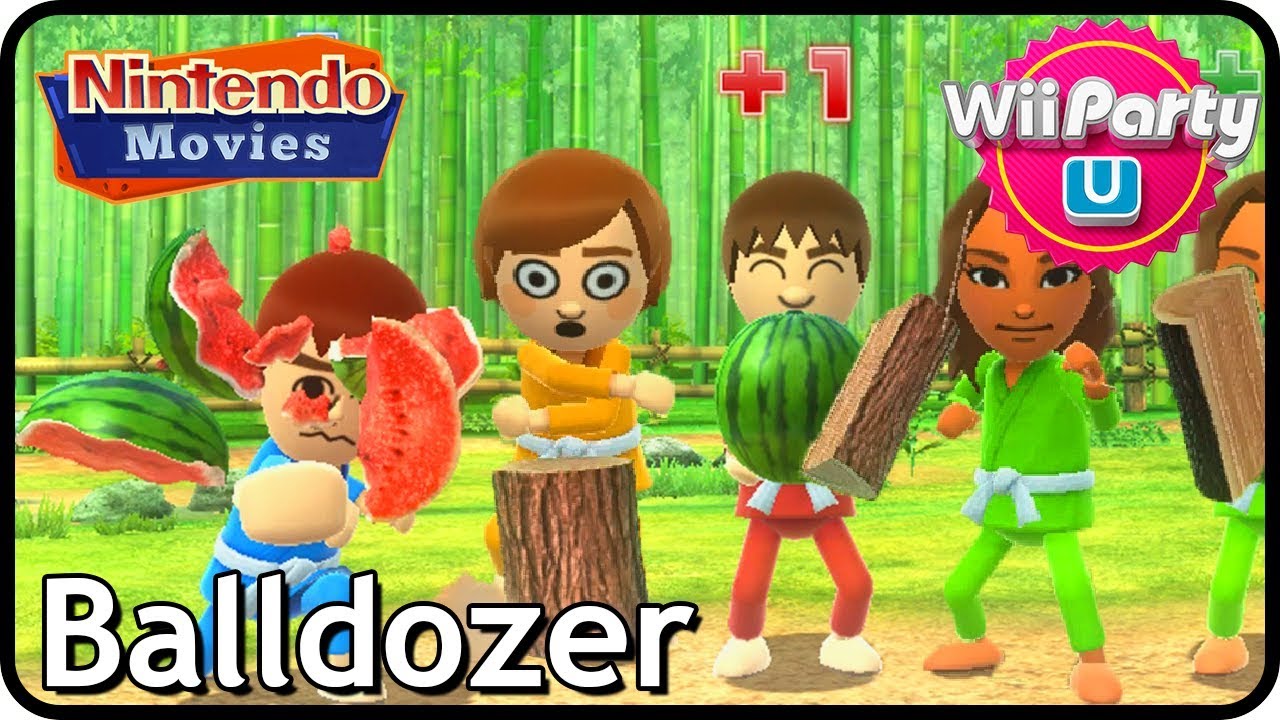 Wii Party U - Balldozer (2 Players Maurits vs Rik vs Na-Rae vs Susie, Master Computers)