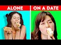 35 GIRLS EATING ALONE AND IN PUBLIC