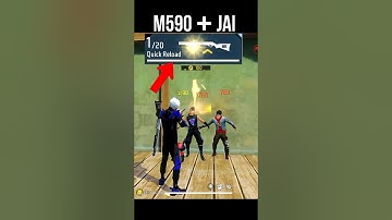 M590 + Jai Character 🔥 Free Fire M590 Shotgun Tricks #srikantaff