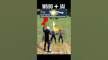 M590 + Jai Character 🔥 Free Fire M590 Shotgun Tricks #srikantaff