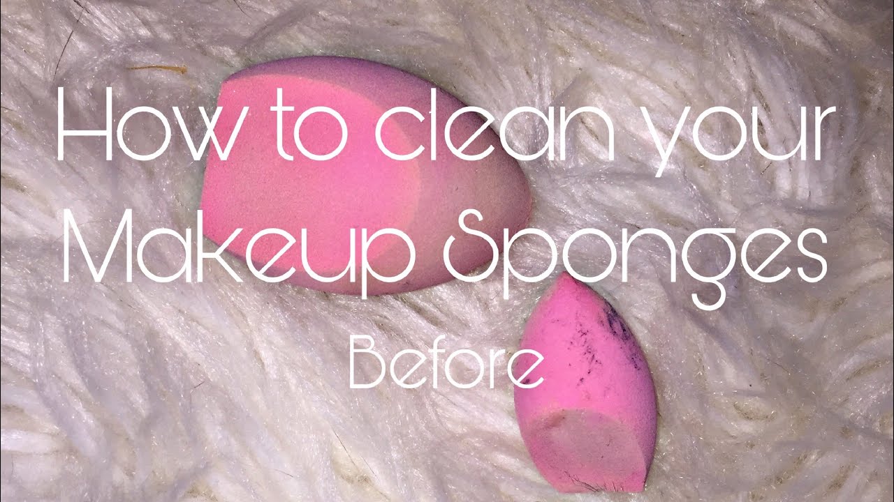How to clean your makeup Sponges YouTube
