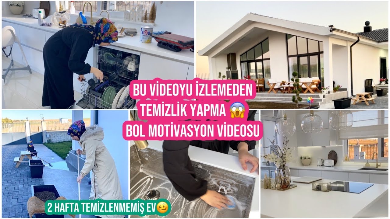 MÜSTAKİL VİLLA EV VE BAHÇE TEMİZLİĞİ, HAFTALIK TEMİZLİK RUTİNİ, EVİMİN EN PİS HALİ????, BOL MOTİVASYON