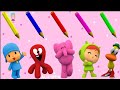 POCOYO COLORING FOR CHILDRENS / COLORINDO O POCOYO - Nursery Rhymes for Kids and Babies #4