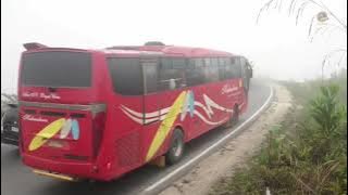 Cuplikan Aksi Bus Di daerah Minas Riau