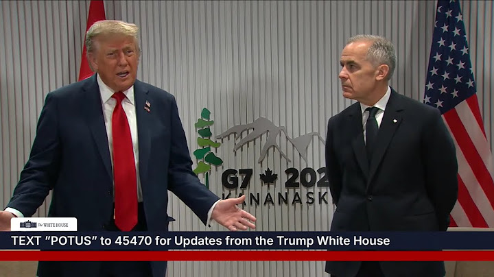 President Trump Participates in a Bilateral Meeting with the Prime Minister of Canada