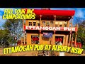 Ettamogah Pub near Albury NSW - awesome quirky crooked pub! Caravanning & camping
