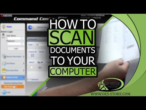 How to Scan Documents to Your Computer - Kyocera .
