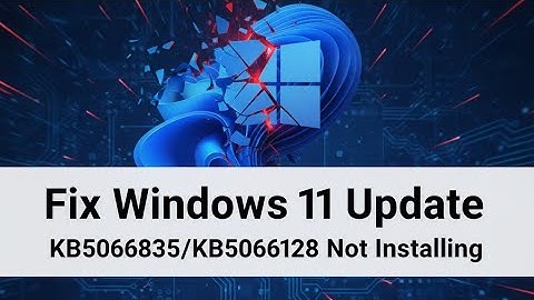 Fix Windows 11 Update KB5066835/KB5066128 Not Installing Install Error 0x800f0983 problem
