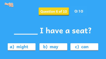 Modal Verbs Quiz || Can You Get A 10/10 Score?