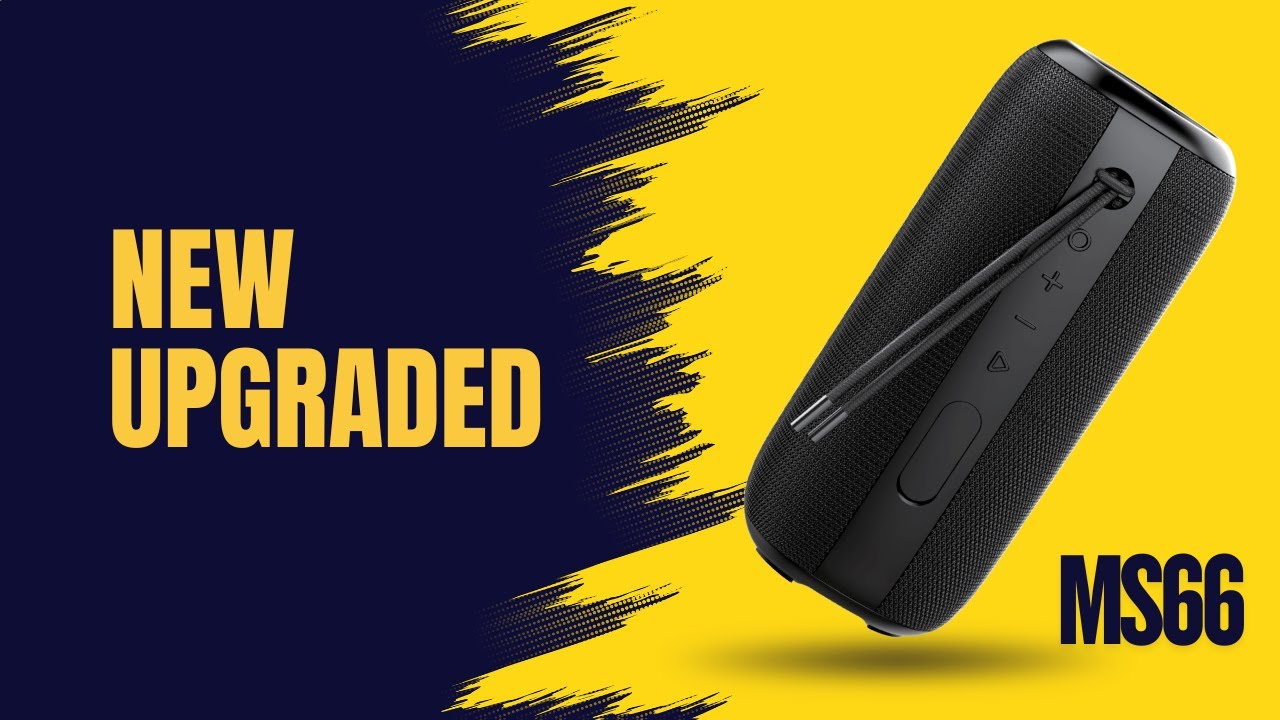 New MS66 Speaker 2025 | 10+ Hours Playtime | Bluetooth 6.0 Review