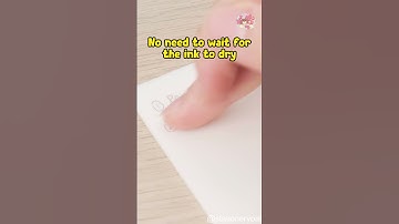 Those pens that write on transparent sticky notes🫣🫣#shorts