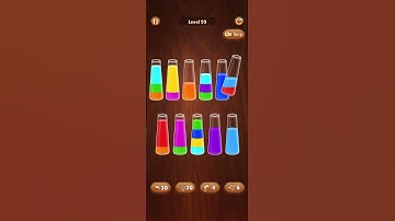 99 lvl color water sort game #colorwatergame #asmr #games #gameout