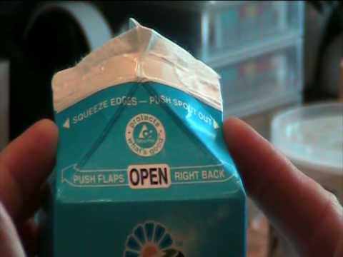 how to open a milk carton
