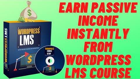 WordPress LMS Course | earn money online for free  💰