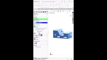 Referentievlak in SolidWorks | Tutorial geprojecteerd vlak #shorts
